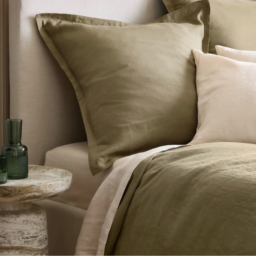 NWT Quince Aloe Euro Pillow Cover